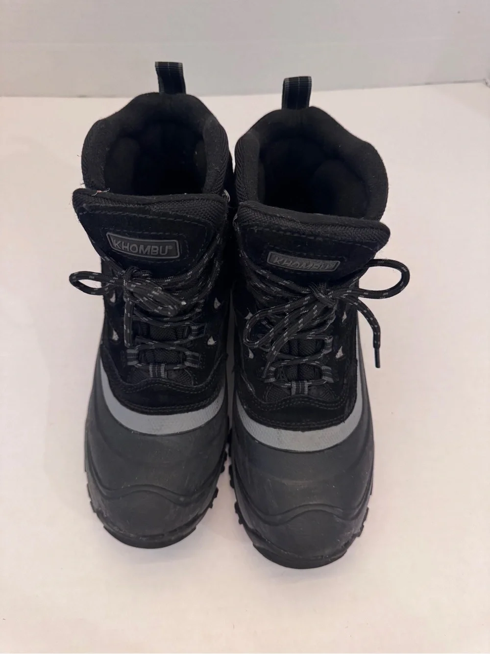 Khombu Flume 2 Mens 10M Waterproof Hiking Boots Grey Black Thermolite Insulated